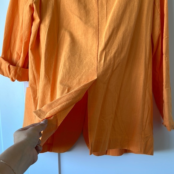 Storets Orange Blazer Jackets & Coats - Picture 4 of 9